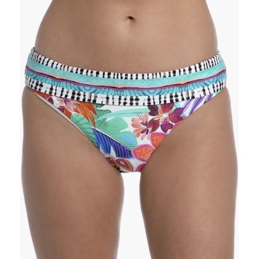 La Blanca Womens Bikini Bottom Size 16 Florals Tropical Print‎ NWT Colorful